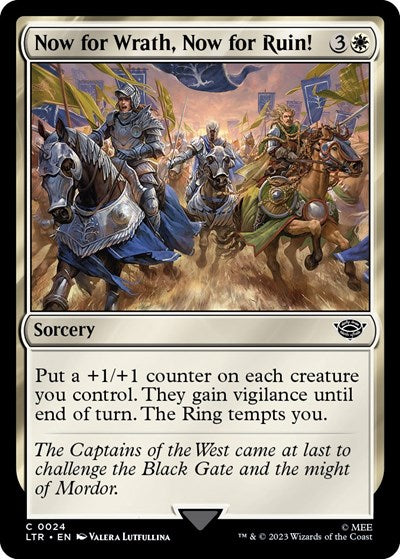 Now for Wrath, Now for Ruin! (Universes Beyond: The Lord of the Rings: Tales of Middle-earth) Near Mint Foil