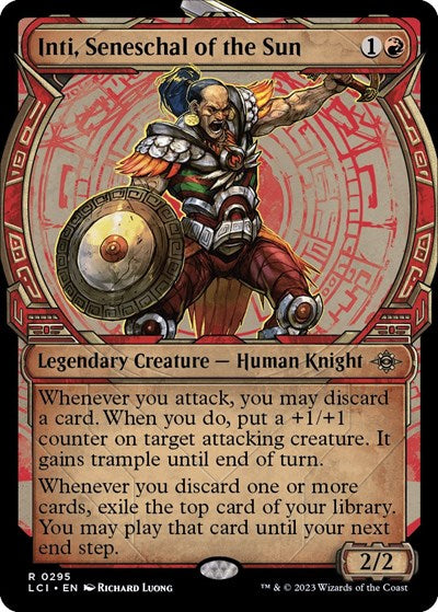 Inti, Seneschal of the Sun (Showcase) (The Lost Caverns of Ixalan) Near Mint Foil