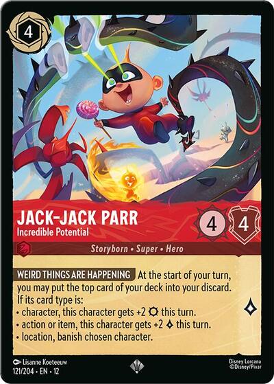 Jack-Jack Parr - Incredible Potential (Wilds Unknown) Near Mint Cold Foil
