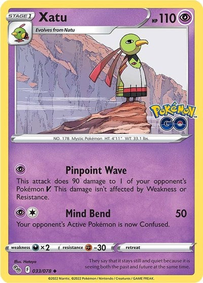 Xatu (Pokemon GO) Near Mint