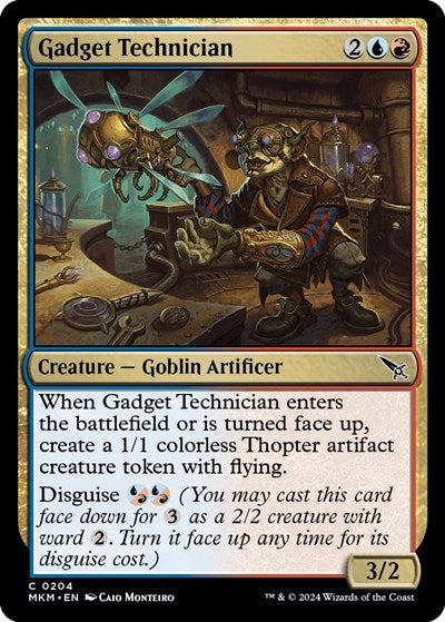Gadget Technician (Murders at Karlov Manor) Light Play Foil