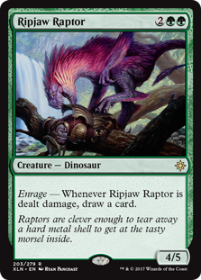 Ripjaw Raptor (Ixalan) Light Play