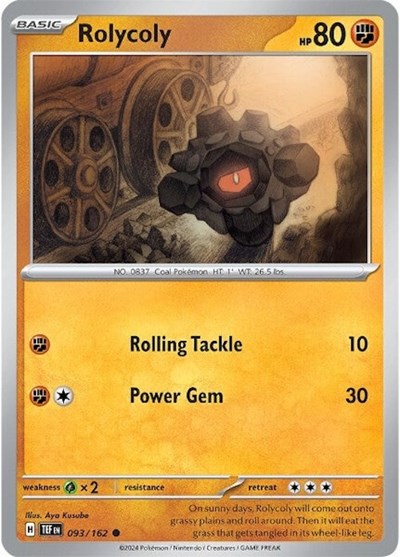 Rolycoly (SV05: Temporal Forces) Near Mint