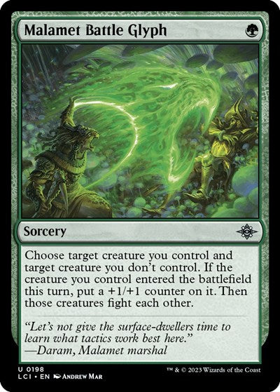 Malamet Battle Glyph (The Lost Caverns of Ixalan) Light Play Foil