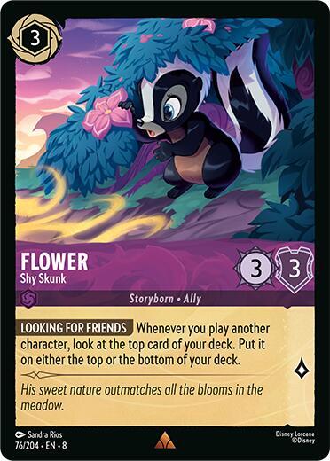 Flower - Shy Skunk (Reign of Jafar) Near Mint