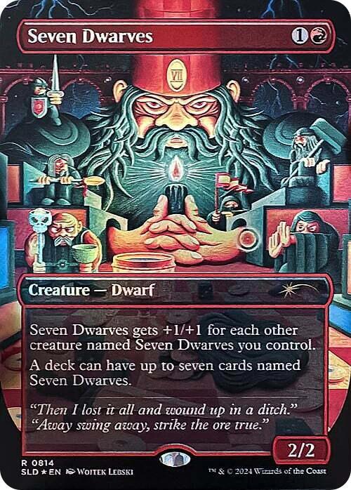 Seven Dwarves (0814) (Secret Lair) Light Play Foil