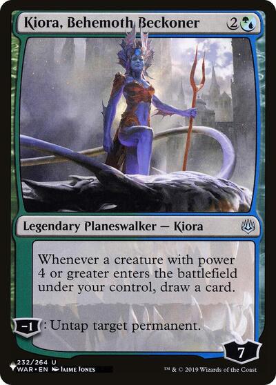 Kiora, Behemoth Beckoner (The List) Near Mint