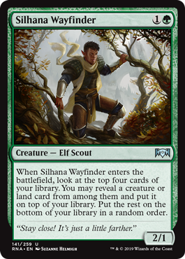 Silhana Wayfinder (Ravnica Allegiance) Light Play Foil