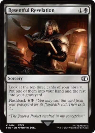 Resentful Revelation (Universes Beyond: FINAL FANTASY) Near Mint Foil