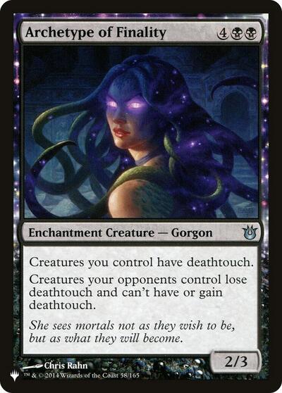 Archetype of Finality (The List) Near Mint