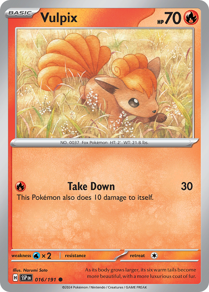 Vulpix (SV08: Surging Sparks) Near Mint
