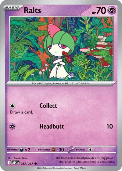 Ralts (ME: Ascended Heroes) Near Mint