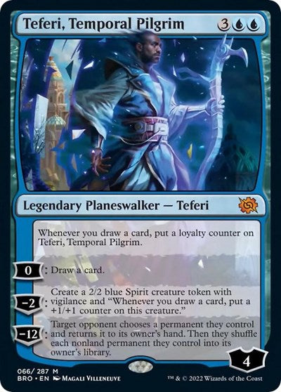 Teferi, Temporal Pilgrim (The Brothers' War) Near Mint Foil