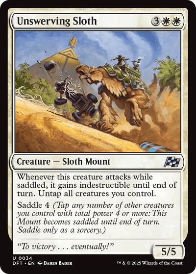Unswerving Sloth (Aetherdrift) Near Mint Foil
