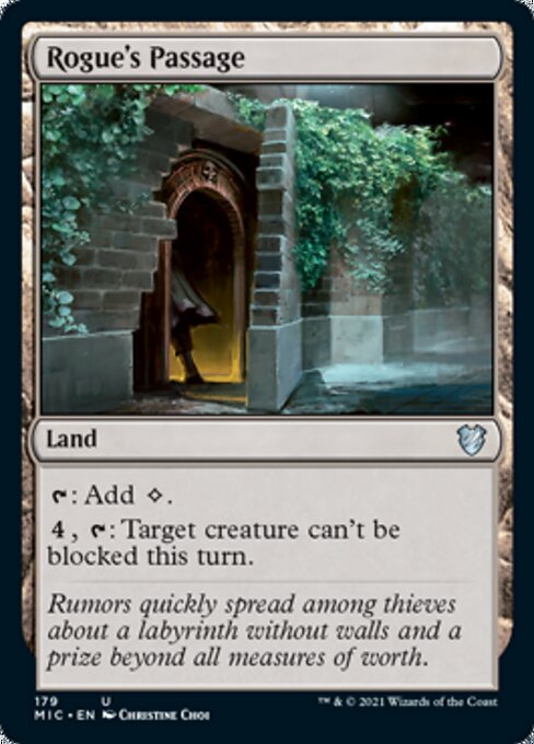Rogue's Passage (Commander 2021 Midnight Hunt) Light Play