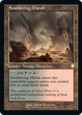 Smoldering Marsh (Commander: The Brothers' War) Light Play