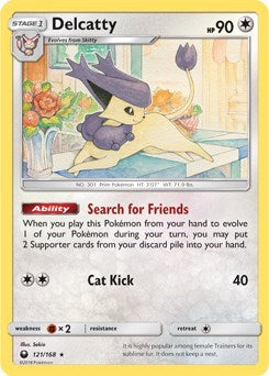 Delcatty - 121/168 (SM Celestial Storm) (Deck Exclusives) Near Mint