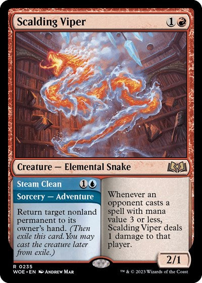 Scalding Viper (Wilds of Eldraine) Near Mint