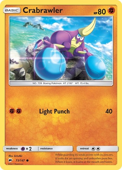 Crabrawler (SM - Burning Shadows) Near Mint