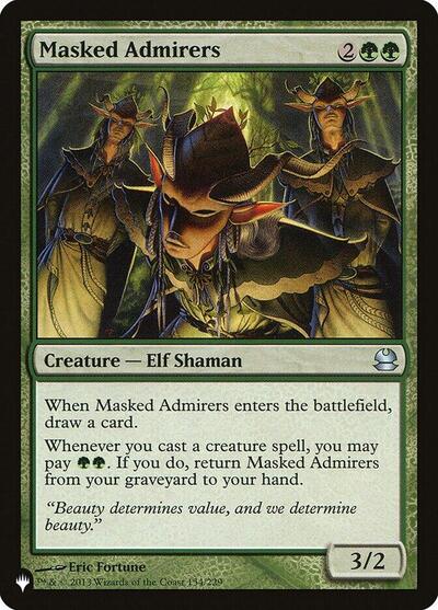 Masked Admirers (The List) Near Mint