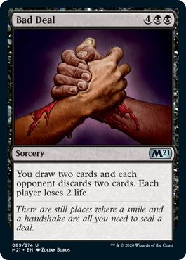 Bad Deal (Magic 2021 Core Set) Light Play Foil