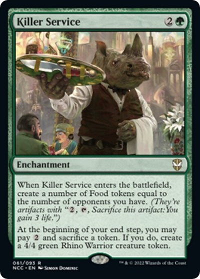 Killer Service (Commander: Streets of New Capenna) Light Play