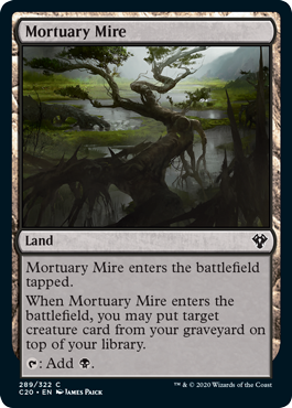 Mortuary Mire (Commander 2020 Ikoria) Light Play