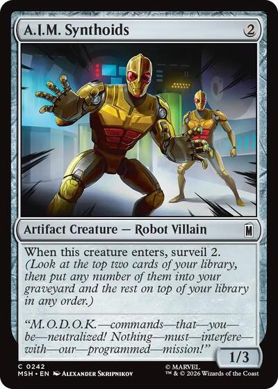 A.I.M. Synthoids (Marvel Super Heroes) Near Mint