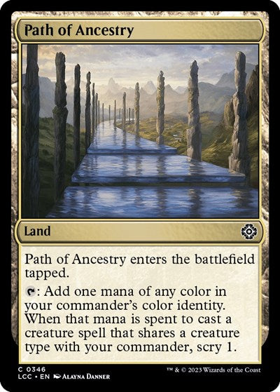 Path of Ancestry (Commander: The Lost Caverns of Ixalan) Light Play