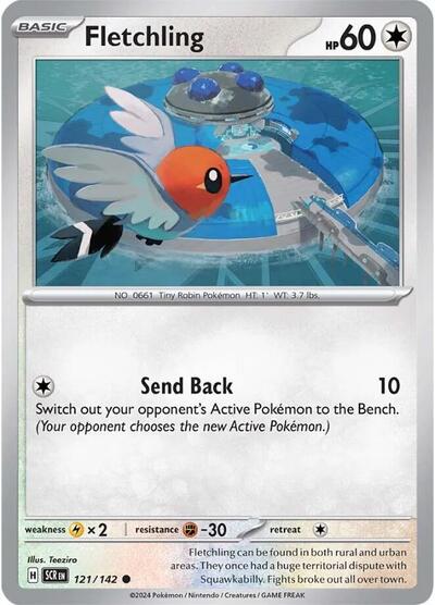 Fletchling (SV07: Stellar Crown) Near Mint