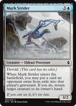 Murk Strider (Battle for Zendikar) Light Play Foil