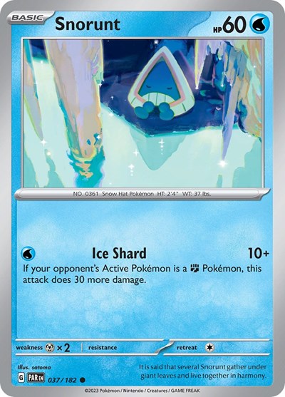Snorunt - 037 (Scarlet and Violet: Paradox Rift) Near Mint