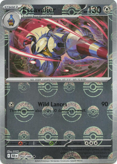 Escavalier (Poke Ball Pattern) (SV: Black Bolt) Near Mint Holofoil