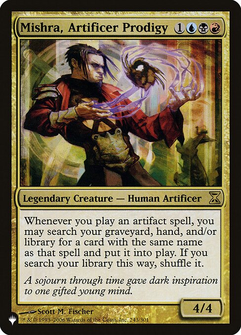 Mishra, Artificer Prodigy (The List) Light Play
