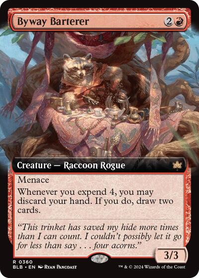 Byway Barterer (Extended Art) (Bloomburrow) Near Mint Foil