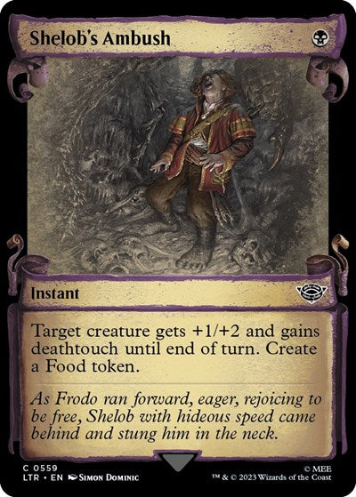 Shelob's Ambush (Showcase Scrolls) (Universes Beyond: The Lord of the Rings: Tales of Middle-earth) Near Mint Foil
