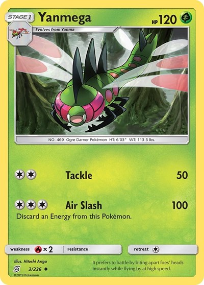 Yanmega (SM - Unified Minds) Near Mint Reverse Holofoil