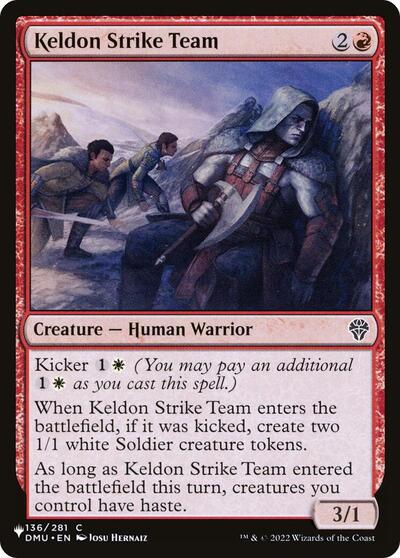 Keldon Strike Team (The List) Near Mint