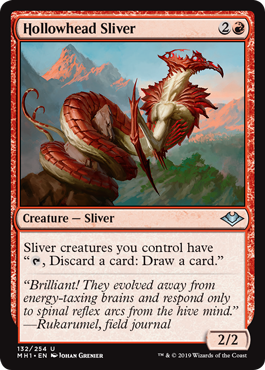 Hollowhead Sliver (Modern Horizons) Light Play