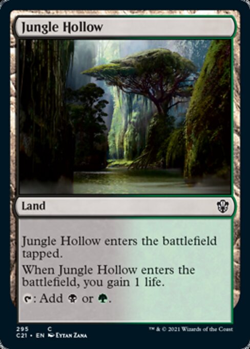 Jungle Hollow (Commander 2021 Strixhaven) Light Play