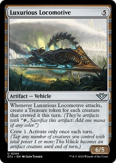 Luxurious Locomotive (Outlaws of Thunder Junction) Near Mint Foil