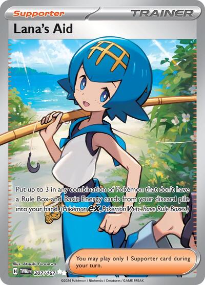 Lana's Aid - 207 (SV06: Twilight Masquerade) Near Mint Holofoil