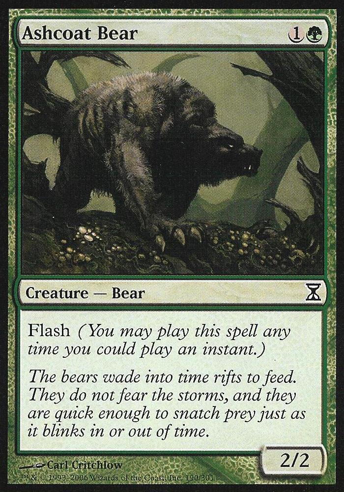 Ashcoat Bear (Time Spiral) Light Play