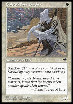 Soltari Foot Soldier (Tempest) Light Play