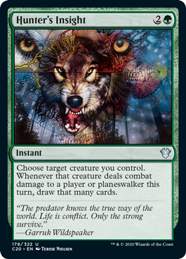 Hunter's Insight (Commander 2020 Ikoria) Light Play