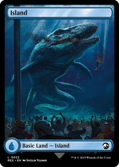 Island (22) (Universes Beyond: Jurassic World Collection) Light Play