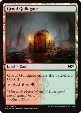 Gruul Guildgate 2 (Ravnica Allegiance) Light Play Foil