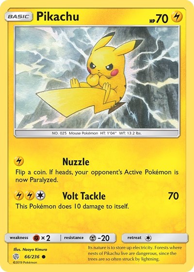 Pikachu (SM - Cosmic Eclipse) Near Mint