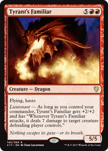 Tyrant's Familiar (Commander 2017) Light Play