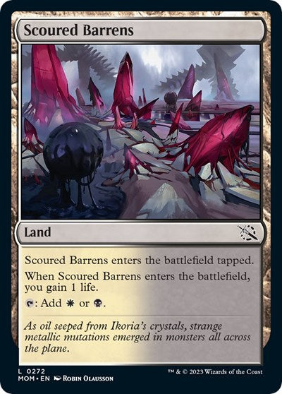 Scoured Barrens (March of the Machine) Light Play Foil